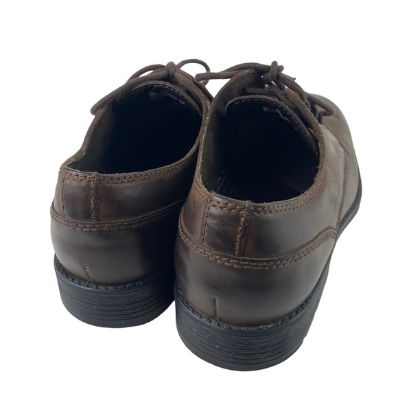 Men’s Clarks Oxfords Shoes Size 10 Brown Leather Upper Lace Up Casual or Dress main image 9